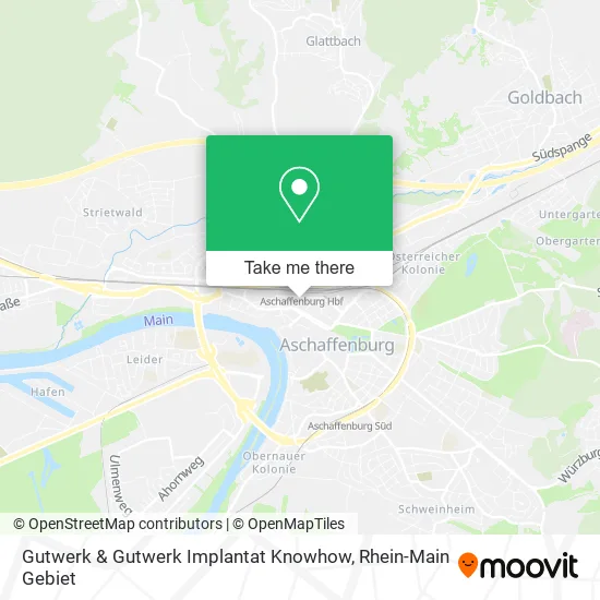 Карта Gutwerk & Gutwerk Implantat Knowhow