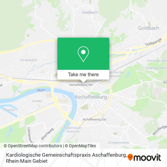 Карта Kardiologische Gemeinschaftspraxis Aschaffenburg