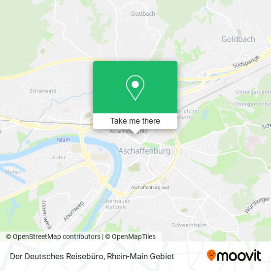 Der Deutsches Reisebüro map