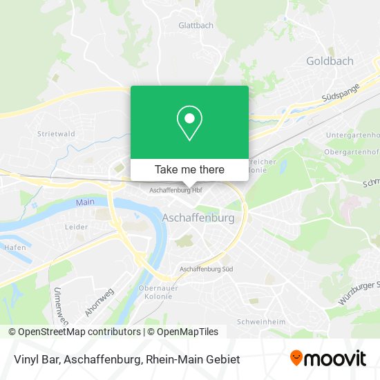 Карта Vinyl Bar, Aschaffenburg
