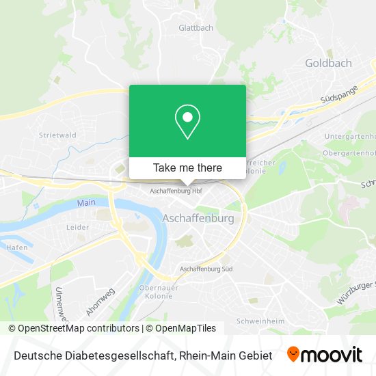 Deutsche Diabetesgesellschaft map