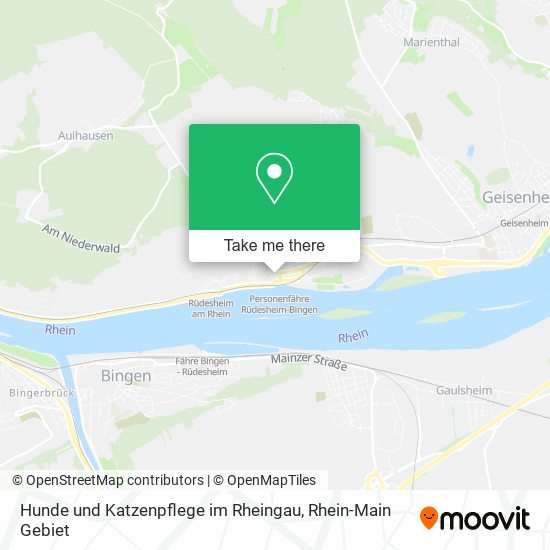 Hunde und Katzenpflege im Rheingau map