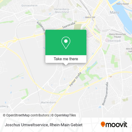 Joschus Umweltservice map