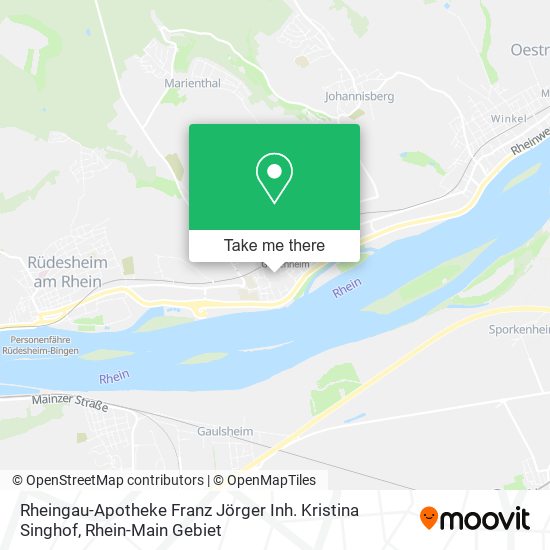 Rheingau-Apotheke Franz Jörger Inh. Kristina Singhof map