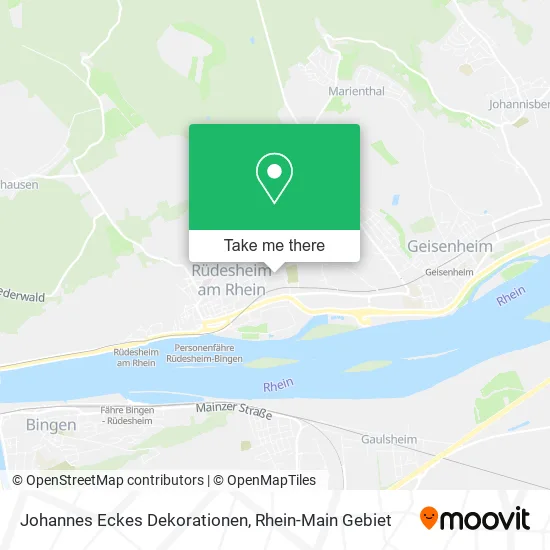 Карта Johannes Eckes Dekorationen