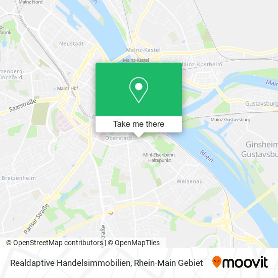 Карта Realdaptive Handelsimmobilien