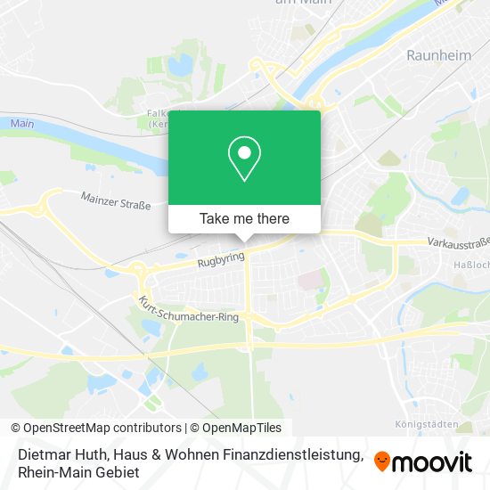 Dietmar Huth, Haus & Wohnen Finanzdienstleistung map