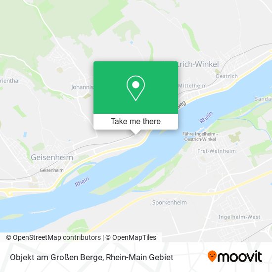 Objekt am Großen Berge map