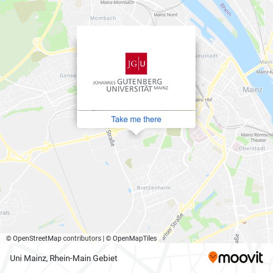 Uni Mainz map