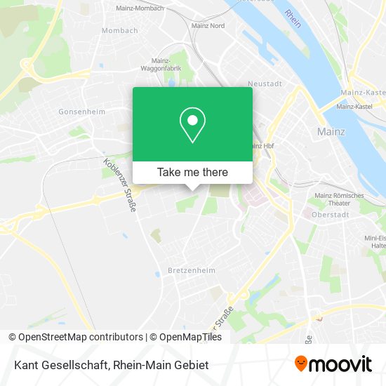 Kant Gesellschaft map