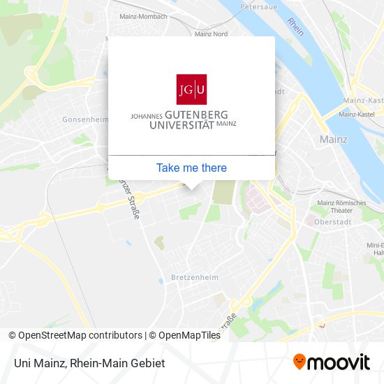 Uni Mainz map