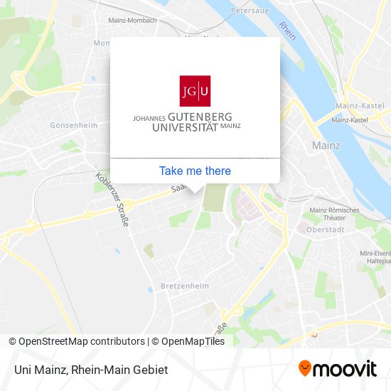 Uni Mainz map