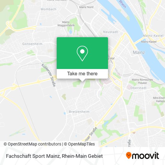 Fachschaft Sport Mainz map