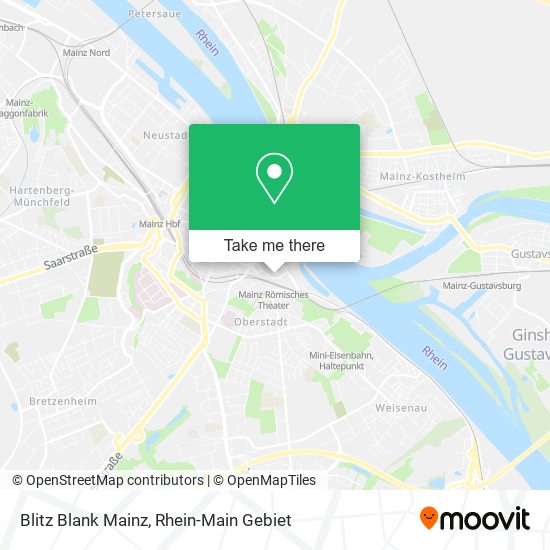 Карта Blitz Blank Mainz