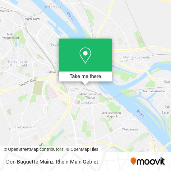Карта Don Baguette Mainz