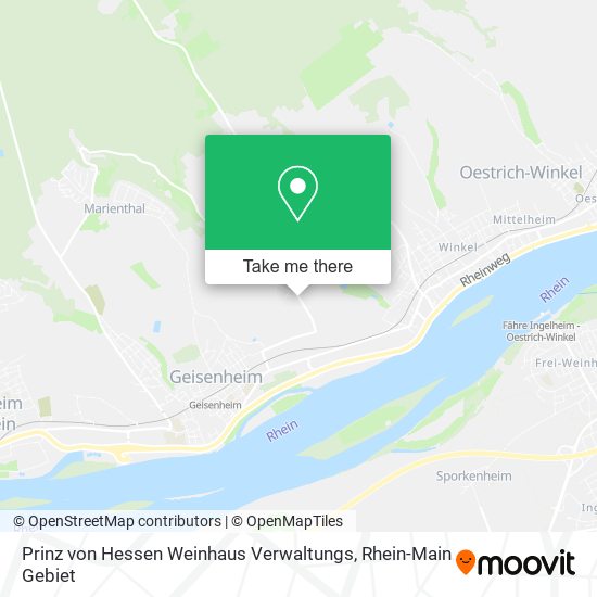 Prinz von Hessen Weinhaus Verwaltungs map