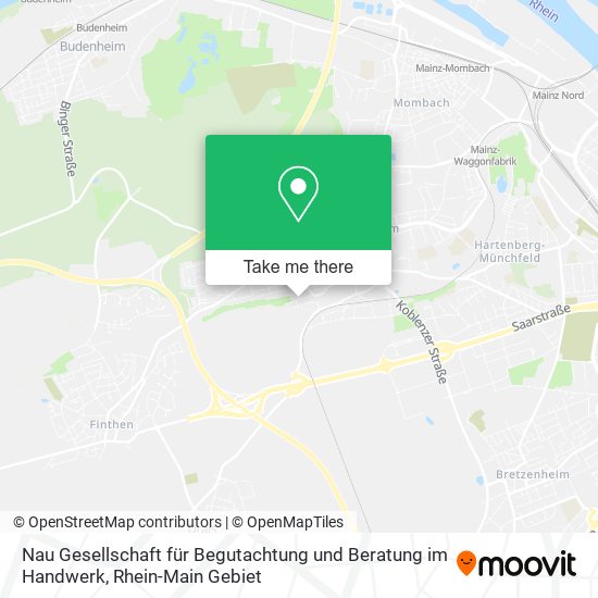 Nau Gesellschaft für Begutachtung und Beratung im Handwerk map