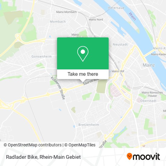 Radlader Bike map