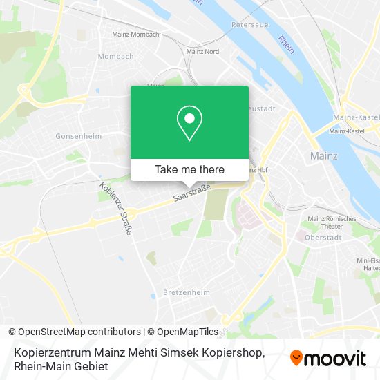 Kopierzentrum Mainz Mehti Simsek Kopiershop map