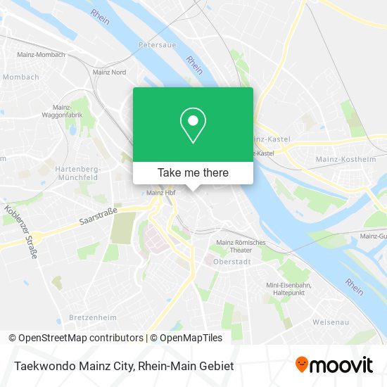 Карта Taekwondo Mainz City