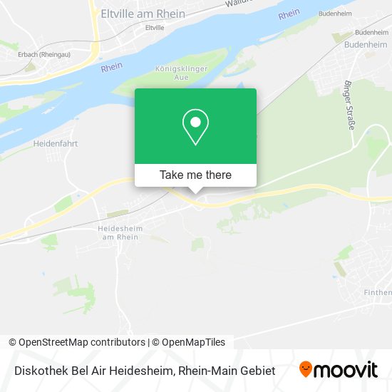 Diskothek Bel Air Heidesheim map