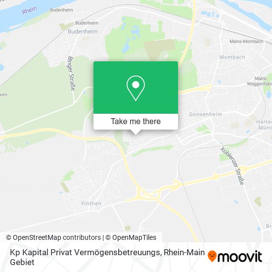 Kp Kapital Privat Vermögensbetreuungs map