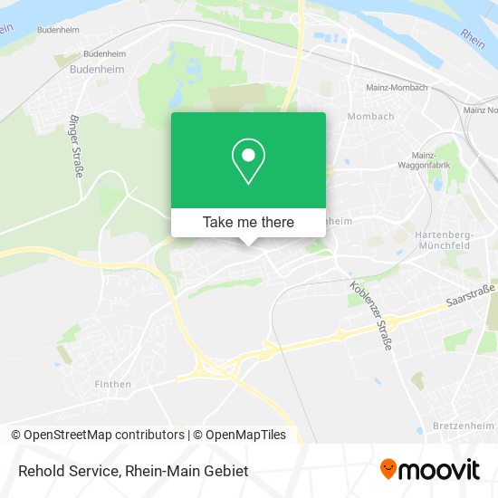 Rehold Service map