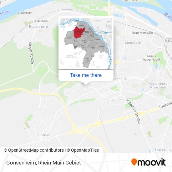 Gonsenheim map