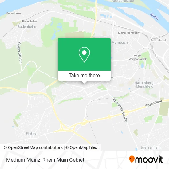 Карта Medium Mainz