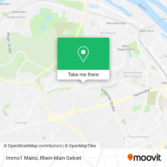Immo1 Mainz map