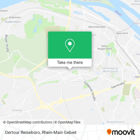 Dertour Reisebüro map