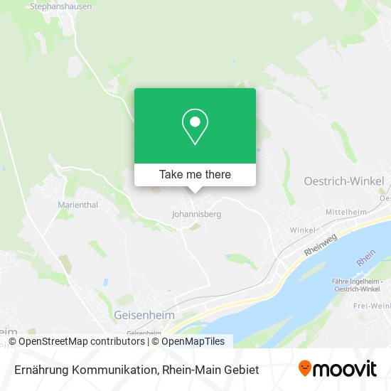 Ernährung Kommunikation map