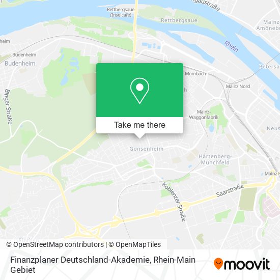 Finanzplaner Deutschland-Akademie map