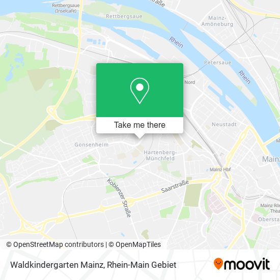 Waldkindergarten Mainz map