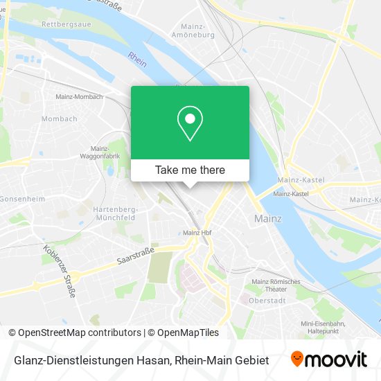 Glanz-Dienstleistungen Hasan map