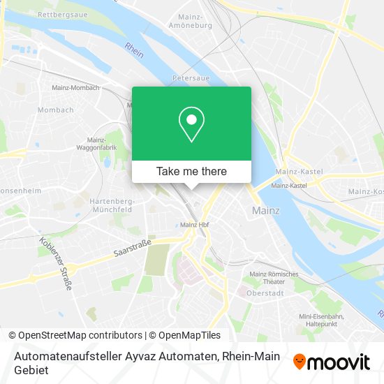 Automatenaufsteller Ayvaz Automaten map