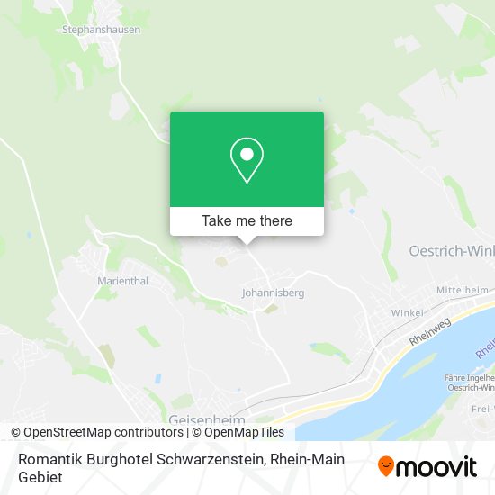 Romantik Burghotel Schwarzenstein map