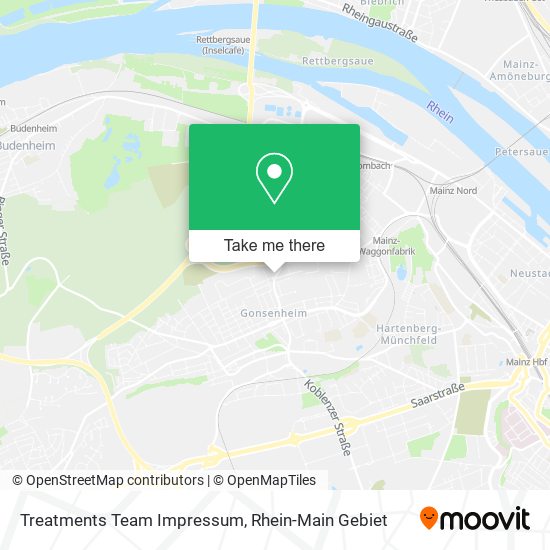 Treatments Team Impressum map