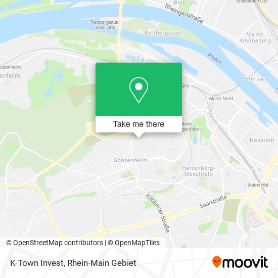 K-Town Invest map