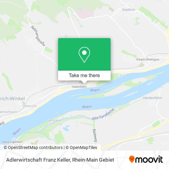 Adlerwirtschaft Franz Keller map