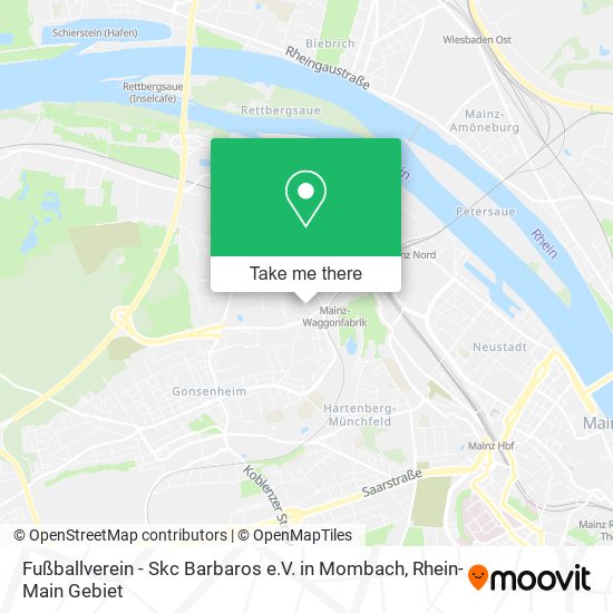 Fußballverein - Skc Barbaros e.V. in Mombach map