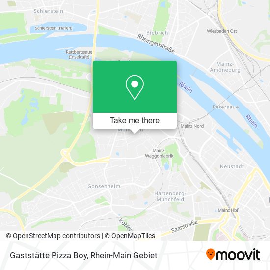 Gaststätte Pizza Boy map