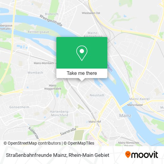 Карта Straßenbahnfreunde Mainz