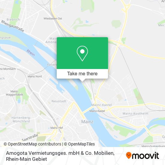 Карта Amogota Vermietungsges. mbH & Co. Mobilien