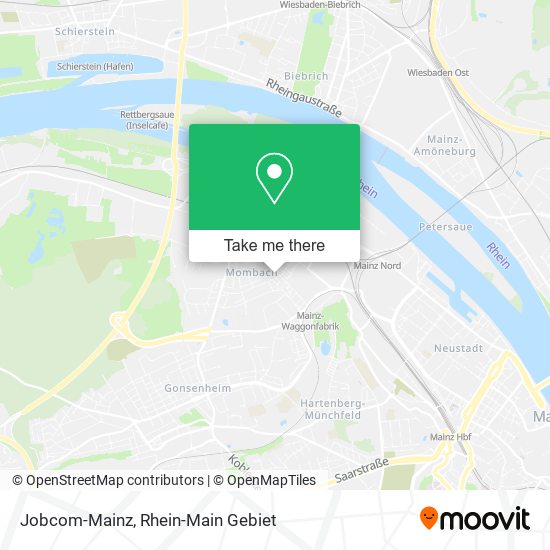 Jobcom-Mainz map