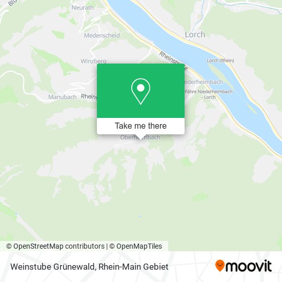 Weinstube Grünewald map