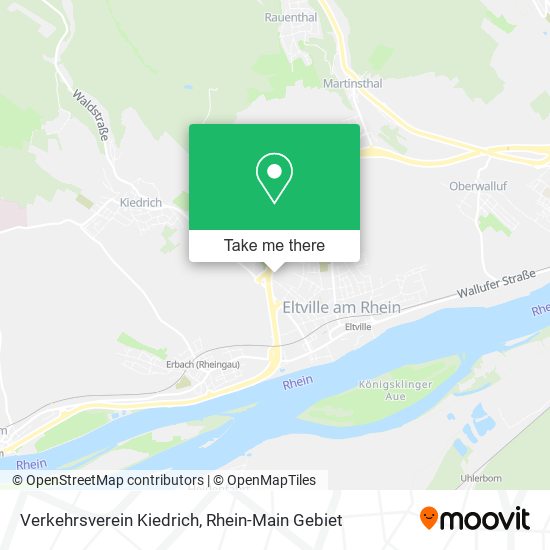 Карта Verkehrsverein Kiedrich