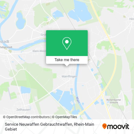 Service Neuwaffen Gebrauchtwaffen map