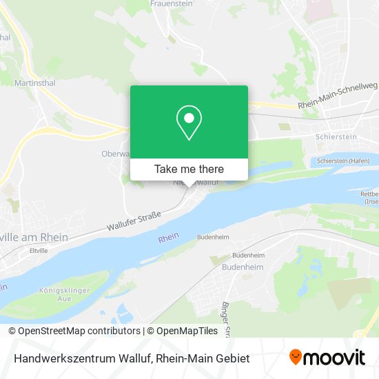 Handwerkszentrum Walluf map