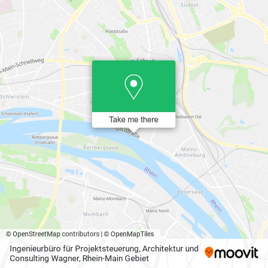 Ingenieurbüro für Projektsteuerung, Architektur und Consulting Wagner map